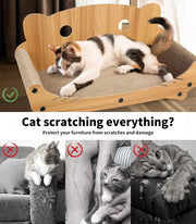 Pawz Cat Kitten Claw Scratching Board Post Scratcher Corrugated Cardboard Toy