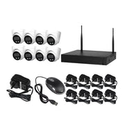 Wireless Security Camera System 8PC Wifi 1080P Home CCTV 8CH NVR Night Vision