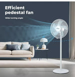 Spector Pedestal Floor Fan Portable Commercial Table Cooling Fans 3 Speed
