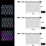 Christmas LED String Fairy Lights Net Mesh Outdor Decor Xmas Wedding Home Party