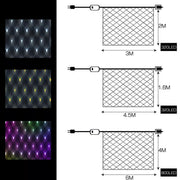 Christmas LED String Fairy Lights Net Mesh Outdor Decor Xmas Wedding Home Party