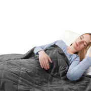 Dreamz 9KG Adults Size Anti Anxiety Weighted Blanket Gravity Blankets Grey