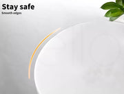 Levede 2x Round Bar Table Pub Tables Kitchen Marble Tulip Metal Base White