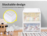 Storage Drawers Clothes Organiser Box Large Plastic Stackable Wardrobe Container