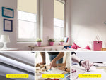 Roller Blinds Blackout Blockout Curtains Double Window Sunshade Mordern Shades