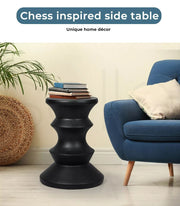 Levede Side Table Retro Terrazzo Round Magnesia Concrete Stool Bedside Outdoor