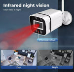 Wireless Security Camera System Set Wifi 1080P Home CCTV 8CH NVR Outdoor NightX8