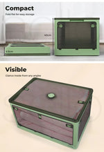 Storage Box Plastic Stackable Container Clothes Wardrobe Organiser 5 Side Open
