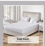 Dreamz Cooling Mattress Protector Fitted Sheet Cover Waterproof Queen King