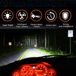 4 Side Cree LED Car Headlight 160W 2500LM H4 High Low Beam Replace Xenon HID