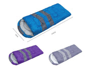 Mountview Single Sleeping Bag Bags Outdoor Camping Hiking Thermal -10℃ Tent.