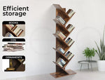 Levede Bookshelf Wooden Tree Bookcase 8-Tier Storage Home Decor Display Stand