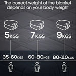 Dreamz Weighted Blanket Heavy Gravity Deep Relax Sleep 5/7/9KG Adult Kid Double