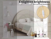 Levede Dressing Table Set Makeup Mirror Jewellery Organizer Cabinet 12 LED Bulbs