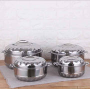 4x Premium Quality Stainless Steel Food Warmer Casserole Hot Pot 1L/2L/3L/5L