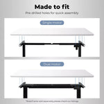 Levede Desktop For Motorised Adjustable Desk Electric Sit Stand Table 140X70CM