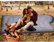 Mountview Single Sleeping Bag Bags Outdoor Camping Hiking Thermal -10℃ Tent.