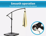 Mountview 3M Outdoor Umbrella Cantilever Umbrellas Base Stand Garden Patio Beach