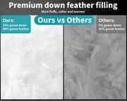 Dreamz 700GSM All Season Goose Down Feather Filling Duvet in Super King Size.
