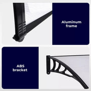 Mountview Window Door Awning Outdoor Canopy UV Patio Rain Cover DIY 1M X 2.4M
