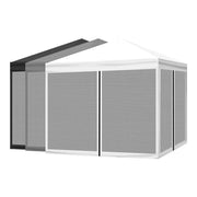 Mountview Gazebo Pop Up Marquee Outdoor Canopy 3x3m Wedding Tent Mesh Side Walls