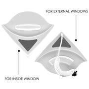Magnetic Window Double Side Glass Wiper Cleaner Surface Cleaning Brush Car Tool