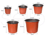 Lambu 100x Plastic Plant Pots Bulk Flowers Garden Seedings Growing Large Nursery