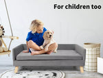 Pawz Pet Sofa Bed Dog Warm Soft Lounge Couch Soft Removable Cushion Chair Large