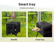 Moyasu Camping Oven Camp Stove Portable Caravan Cooker Burner Outdoor Chimney