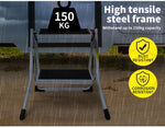 Manan Folding Caravan Steps Double Portable Steady Stool Ladder rv Accessories