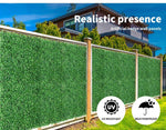 Marlow Artificial Hedge Grass Boxwood Garden Green Wall Mat Fence Outdoor x10