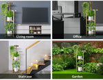 Levede Plant Stand Outdoor Indoor Flower Pots Rack Garden Shelf Home Decor 120CM