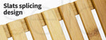 Toque Dish Rack Bamboo Foldable Drainer Drying Holder Plate Utensil Cultery Tray