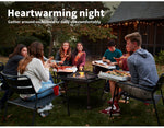 Fire Pit BBQ Grill Pits Outdoor Fireplace Camping Portable Garden Patio Heater