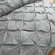 Dreamz Quilt Cover Set Diamond Pintuck Pillow Case Duvet Doona Queen King Size