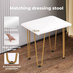 Levede LED Dressing Table Stool Set Mirror Lighted Vanity Makeup Desk Drawers