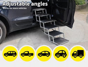 Pawz Dog Ramp Pet Car Suv Travel Stair Step Foldable Portable Lightweight Ladder