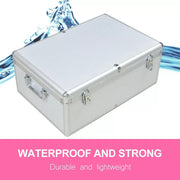 CD DVD Case Storage Box Bluray Lock Portable Aluminum Holder 240/500/1000 Discs