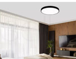 Emitto Ultra-Thin 5CM LED Ceiling Down Light Surface Mount Living Room Black 18W