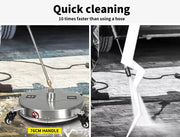 Traderight Pressure Washer Surface Cleaner With 4 Wheels Stainless 27600 kPa