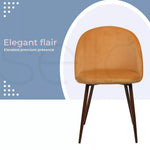 Levede 2x Dining Chairs French Provincial Kitchen Cafe Lounge Upholstered  Black