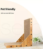 Pawz Cat Scratcher Scratching Board Corrugated Cardboard Scratch Bed Toy Pad Mat