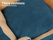 Pawz Pet Calming Bed Dog Warm Soft Plush Double-sided Cushion Removable Washable