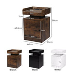 Levede Nightstand RGB LED Bedside Table USB Charge Side Table Drawer Cabinet