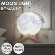 Dimmable 3D Magical Moon Lamp USB LED Night Light Moonlight Touch Sensor Lamp au