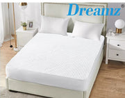 Dreamz Cooling Mattress Protector Fitted Sheet Cover Waterproof Queen King.