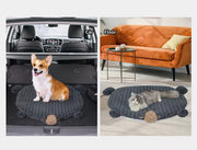 Pawz Dog Mat Pet Cat Calming Bed Memory Foam Orthopedic Removable Cover Washable