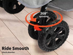 Pawz Pet Stroller Pram Dog Carrier Trailer Strollers 4 Wheels Foldable Large