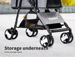Pawz Large Pet Stroller Dog Cat Travel Carrier Pram Foldable Pushchair Outdoor