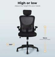Levede Office Mesh Chair Gaming Executive Chairs Computer Work Seat Recliner